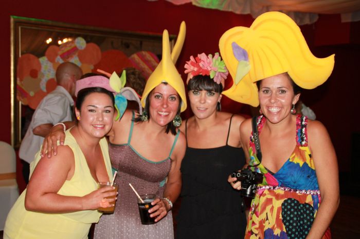 Algunas de las invitadas 