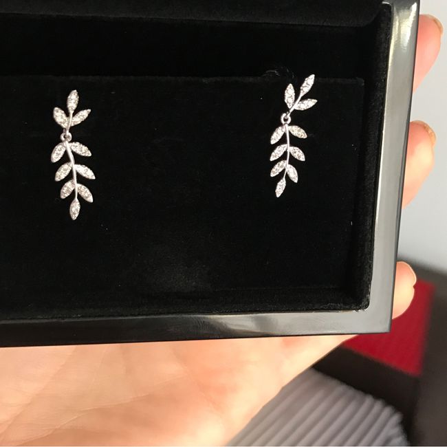 Pendientes para una novia rustica - 2