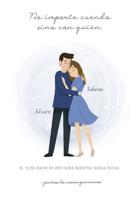 ¿Cómo decir a los invitados que la boda se ha pospuesto un año? 1