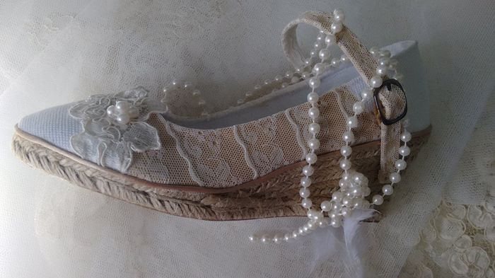 zapatillas esparto novia