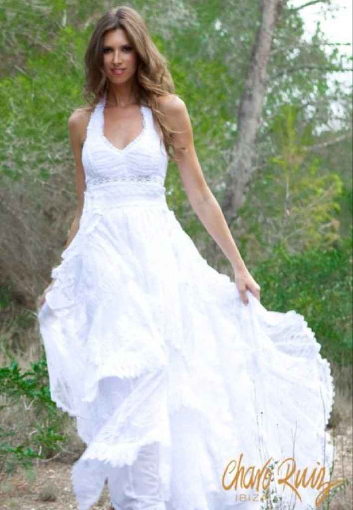 Vestido blanco - 1