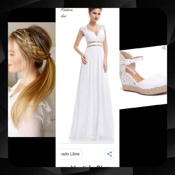 Vestido blanco para ceremonia civil - 2