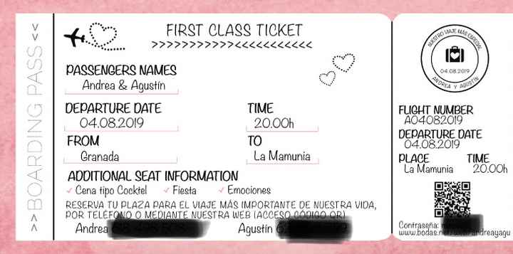 Mis invitaciones con código qr - 1