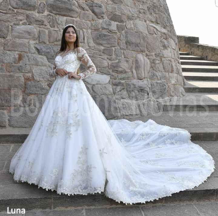 Vestido sencillo boda intima - 2