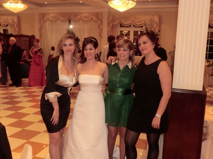 Con tres grandes amigas