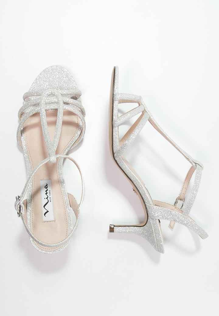 Sandalias plateadas