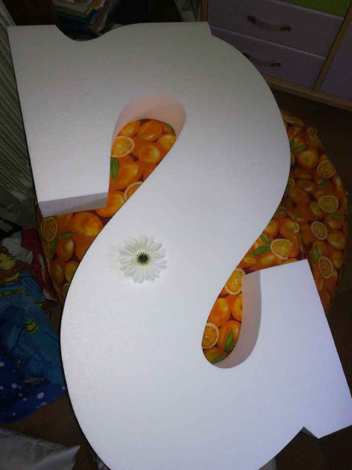 Decorar letras corcho - 1