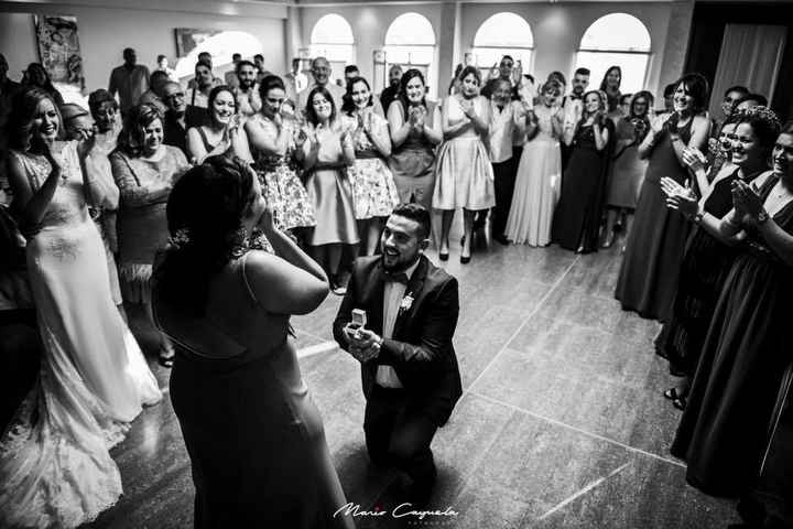 mi preciosa pedida en la boda de mi hermana