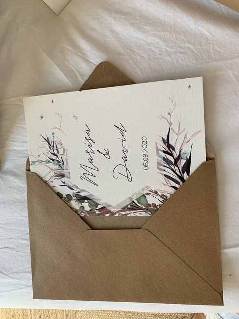Mis invitaciones caseras. 2