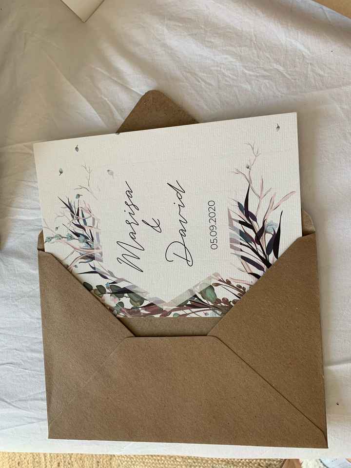 Mis invitaciones caseras. - 1