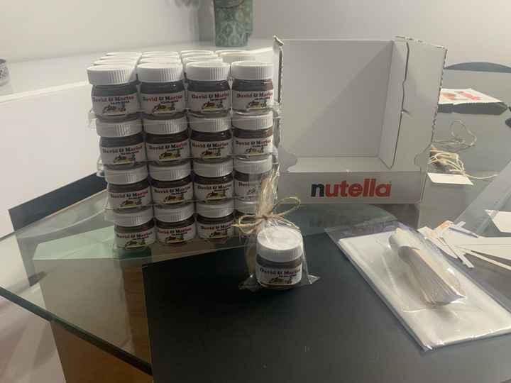 Medidas etiquetas mini tarros de Nutella - 2