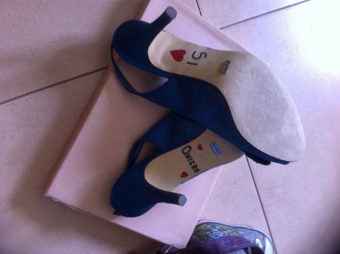 Zapatos de novia en azul - 2