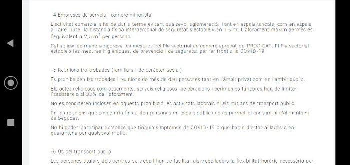 Nuevas restricciones en Cataluña 2