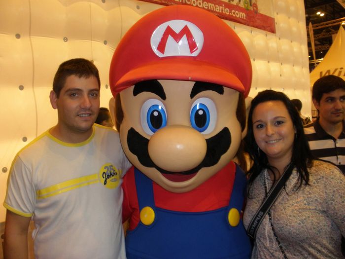 mi niño y yo con Mario