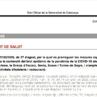 Nuevas restricciones en Cataluña - 2