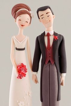 Marchando una de muñequitos de novios para la tarta!!!  - 1