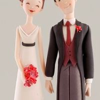 Marchando una de muñequitos de novios para la tarta!!!  - 1