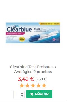 2 CB plus (los normales) por 3,42 (tiradísimos, cada test sale a 1'70)