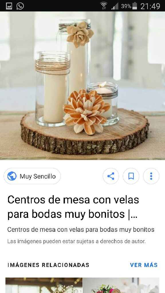 Quebraderos con los centros de mesa... - 1