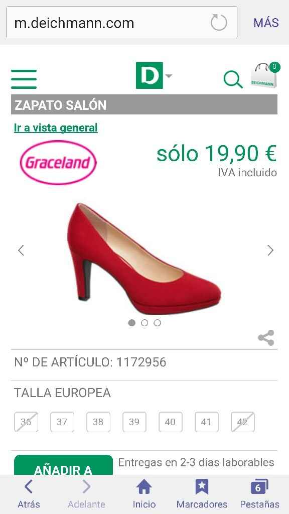 Zapatos rojos de novia - 1