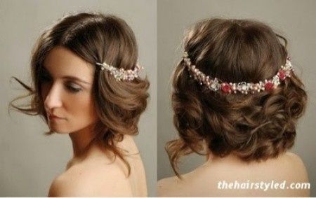 rizado diadema detras