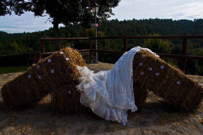 mi vestido en el altar al día siguiente