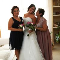 Con mi bella madre y hermana 