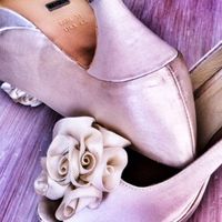 Mis argollas de boda y zapatos de novia