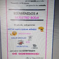 Nuestro cartel de bienvenida - 1