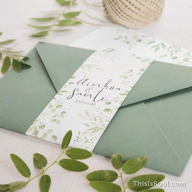 Cómo decorar los sobres de las invitaciones 5