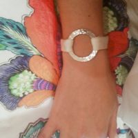 Pulseras de tela de vestido - 1