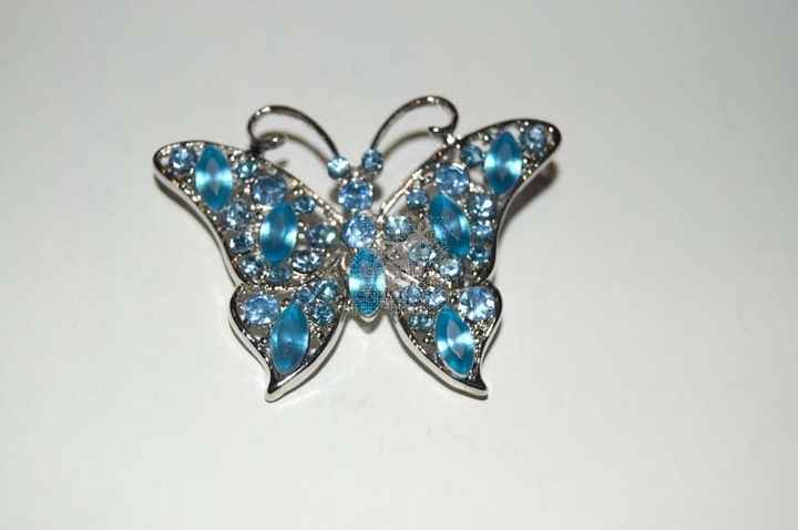 broche mariposa para el ramo