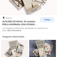 Tarjeta para alfiler de novia - 1