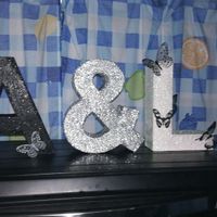 Al fin terminamos las letras para el "altar"