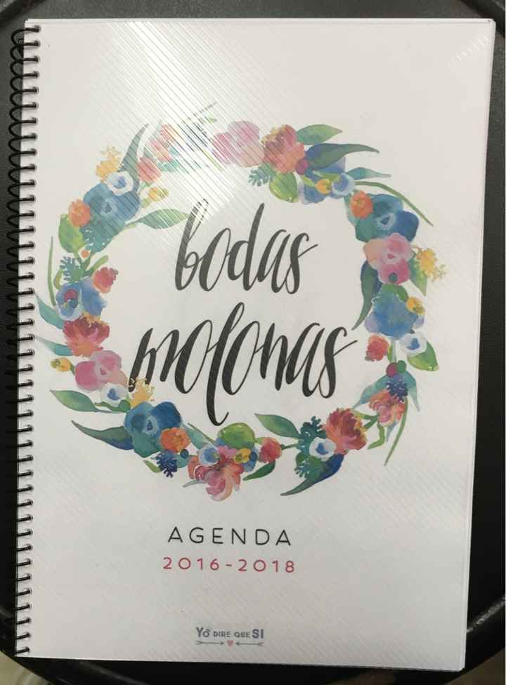 Agenda de mi boda - low cost - 1