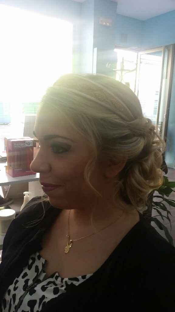 Prueba maquillaje y peinado. - 2