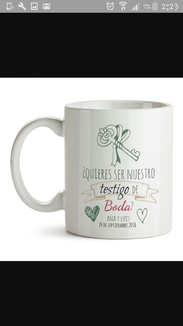 ¿cómo le preguntó si quiere ser testigo de mi boda? - 1