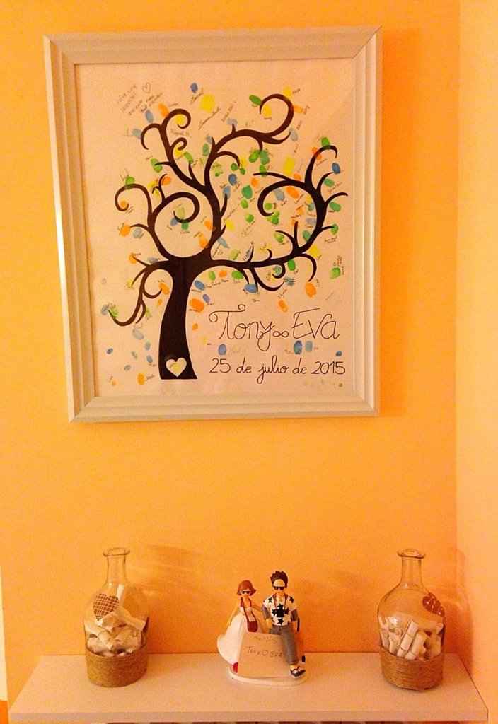 La esquinita de la boda en mi comedor.. - 1