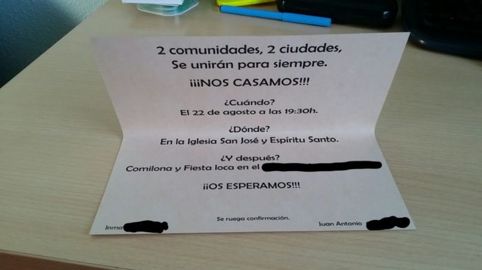 Invitaciones: ¿como son las vuestras? - 2