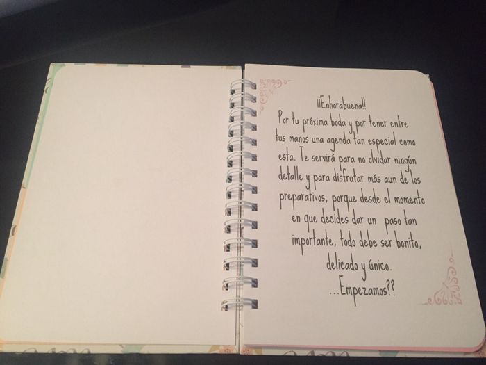 Mi agenda de boda - 2