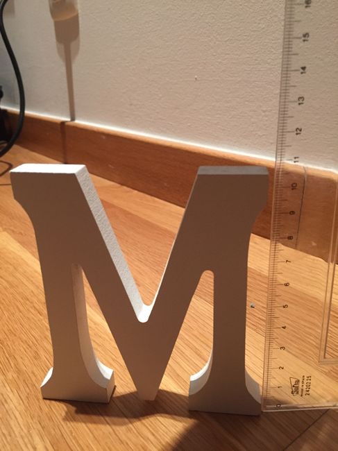 Letritas de madera - 1