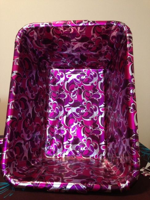 cesta forrada para las cholas