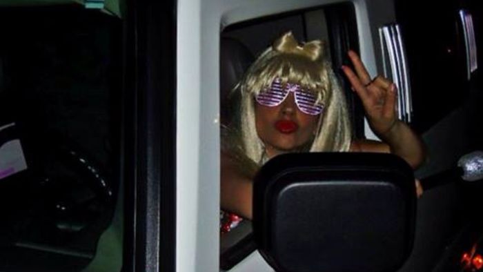 Lady Gaga en Limusina