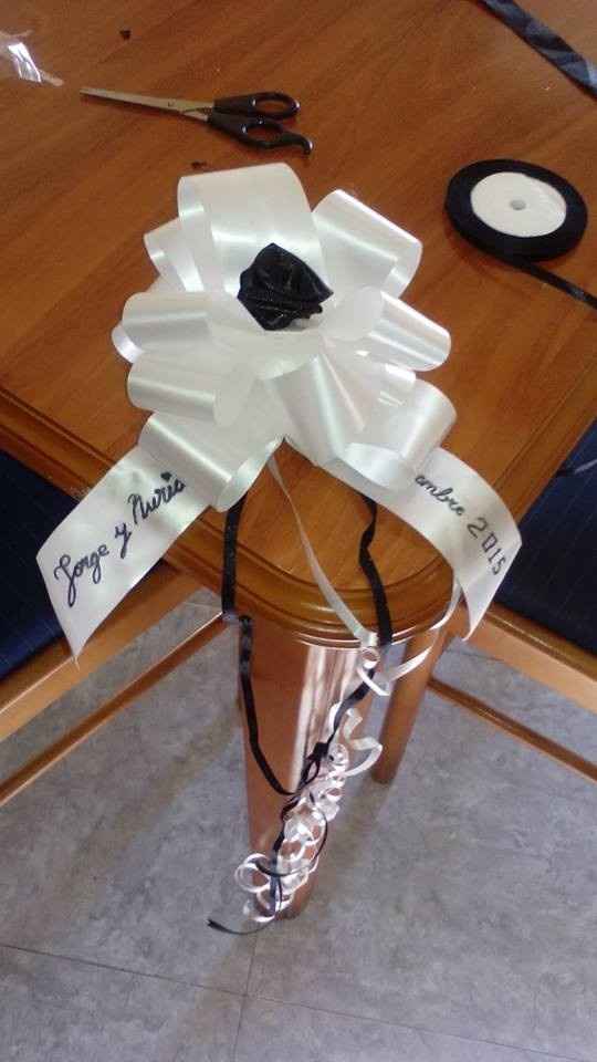 Lazos coches boda