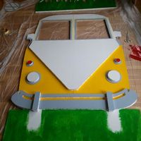 Photocall diy - volkswagen hippie - 1