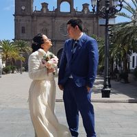 Novias que se han casado ahora  y pospuesto la fiesta para el año que viene - 1