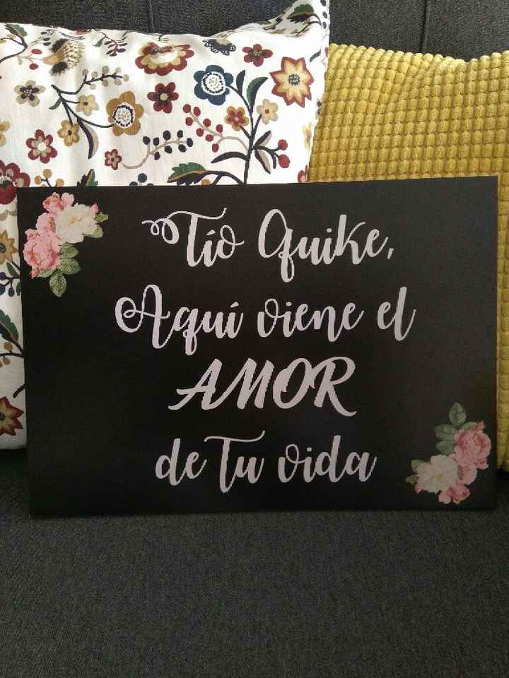 Cartel Novia