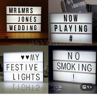 Ligth box para decorar en boda - 1