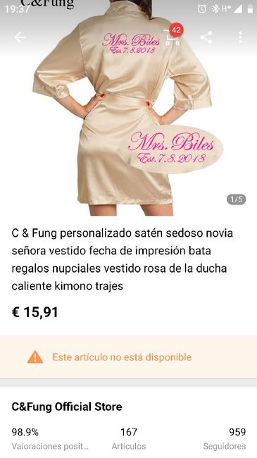 Bata para el maquillaje y peinado - 2