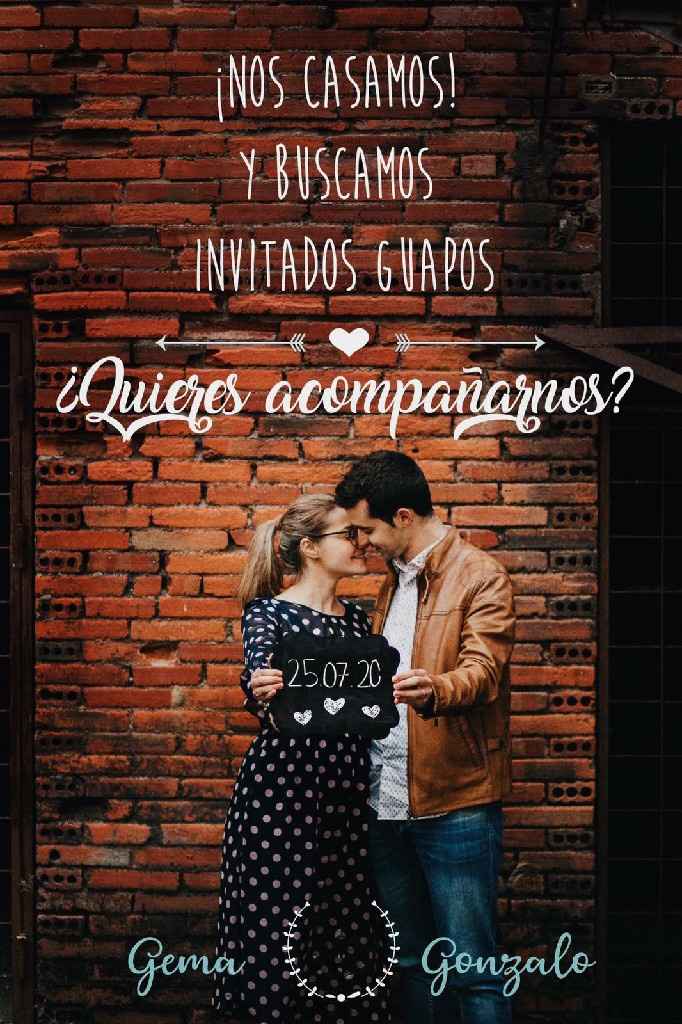 Nuestro Save the date - 1